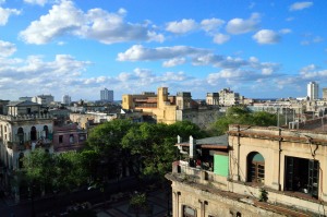 The view from our hotel room in Havana