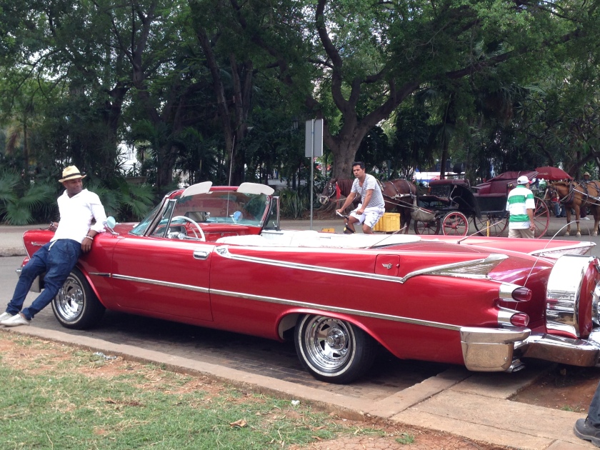 No day in Cuba is complete without a cool dude and an even cooler car