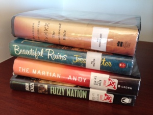 Our latest finds, including a book by my newest favorite author, Barbara Kingsolver.